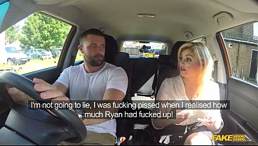 How Could You Refuse Fucking this Hot BLONDE with GLORIOUS TITS - Fake Driving School