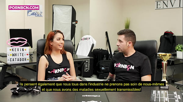 Interview with a young and new porn actress who confesses that she likes hard sex and fucks the interviewer at the end. FULL French subtitles HERE --->