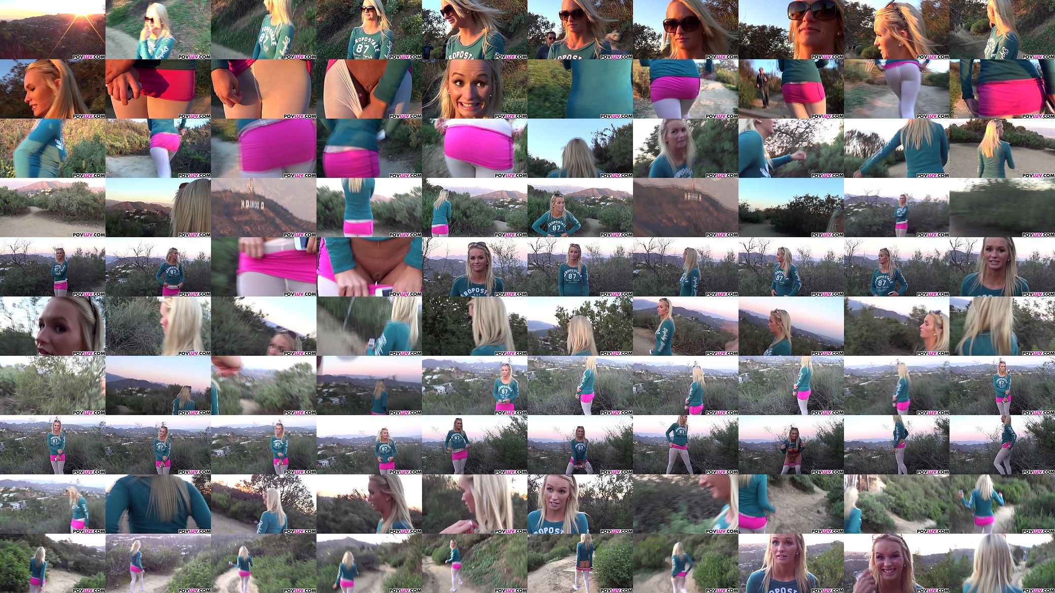 Hiking teen Emily Austin gets drilled 预览图