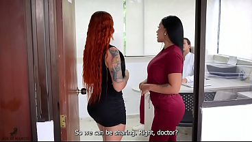 threesome with the secretary and the nurse to avoid getting fired