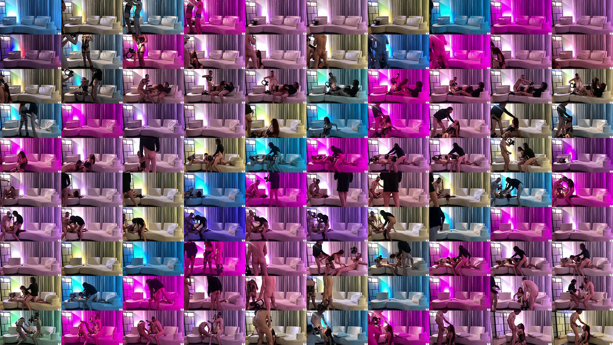 April Snow Late Night FuckParty &amp; Facial BTS 预览图