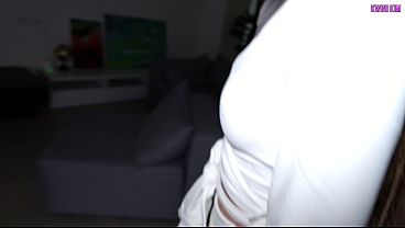 My Girlfriend`s Step Father Hard Fucked My Tight Pussy and DeepThroat with Huge Cock, so I Cu shared with Luna