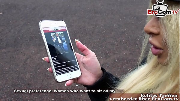 EroCom Date - German Blonde big tits Fitness Babe pick up a Student guy and he fail at porn casting
