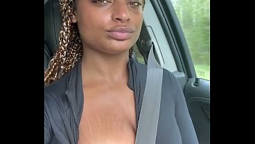 Driving around with Rhae Woods