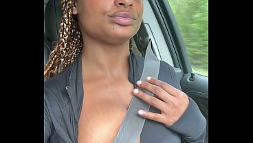 Driving around with Rhae Woods