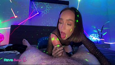 Slender Brunette Christina Sage Hooks The DJ In A Heated Session!