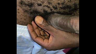 Hairy Horny Guy Living Next Door Indoor Stroking Hard Black Dick