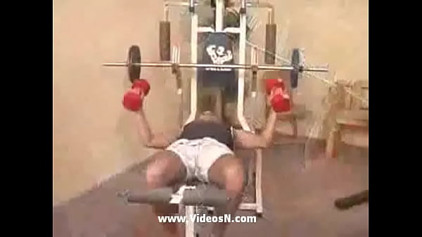Fucking in the gym with couches