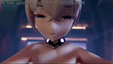 Gamer girl gets fucked while gaming (loop   rewind)