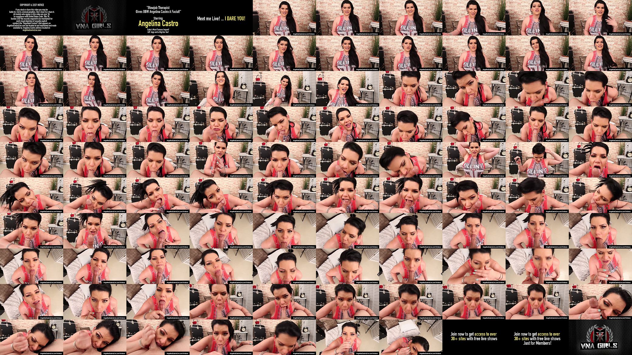 Blowjob Therapist Gives BBW Angelina Castro A Facial! 预览图
