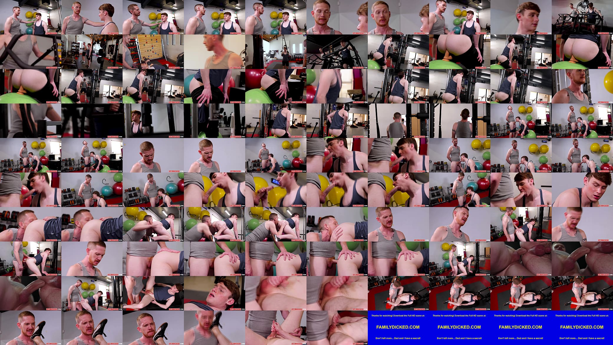 Brody Kayman and his stepson Eric Charming decide to hit the gym together once more 预览图