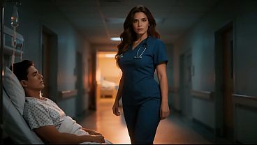 Beautiful Latina nurse is fucked by her patient without mercy - IA Porn - Beautiful Latina nurse is fucked by her patient without mercy 60 sec