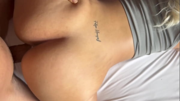 endowed guy fucked a hot blonde and came twice in her pussy.