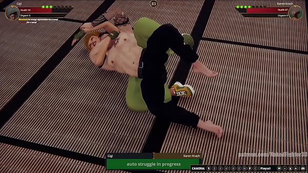Gigi VS Karen Krash (Naked Fighter 3D)