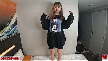Cute Japanese with big tits loves sex of doggy and missionary after blowjob. Slender amateur Asian enjoys getting fuck toy and orgasm. Suzu 2 OSAKAPORN