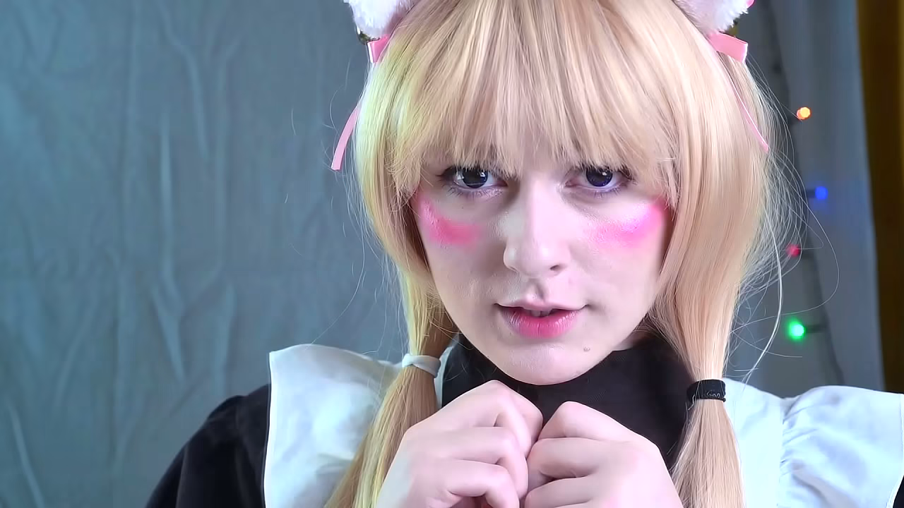 Vanilla Nekopara pleases her pussy and ass - Cosplay Amateur Gamer SpookyBoogie