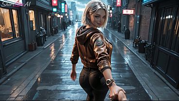 Grace Ashcroft Sneaks You Into Alley for Rough Public Sex POV – AI GENERATED