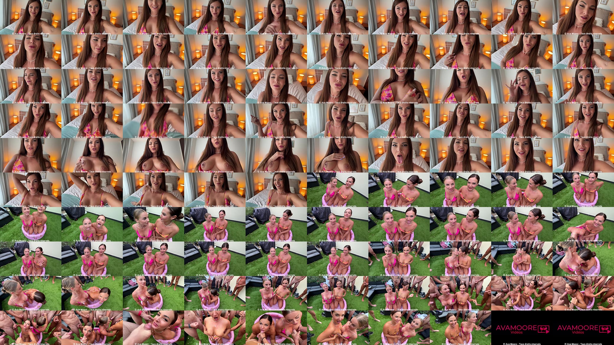 Deux copines chaudes sucent des inconnus dans un jardin et &ccedil;a finit en douche de sperme! 预览图