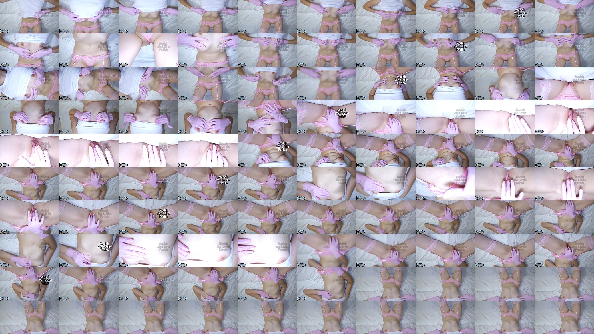 Slender Step-Sister Had Some Weird Fetish Handjob Wet Horny Pussy In Latex Gloves 预览图