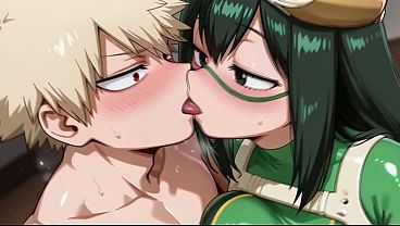 Bakugo x Tsuyu (MHA) AI