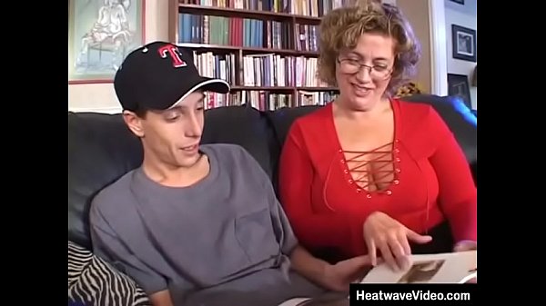 Mature teacher with big boobs fucked by energetic young student