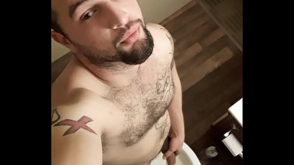 Just pissing after stretching, penis enlargement