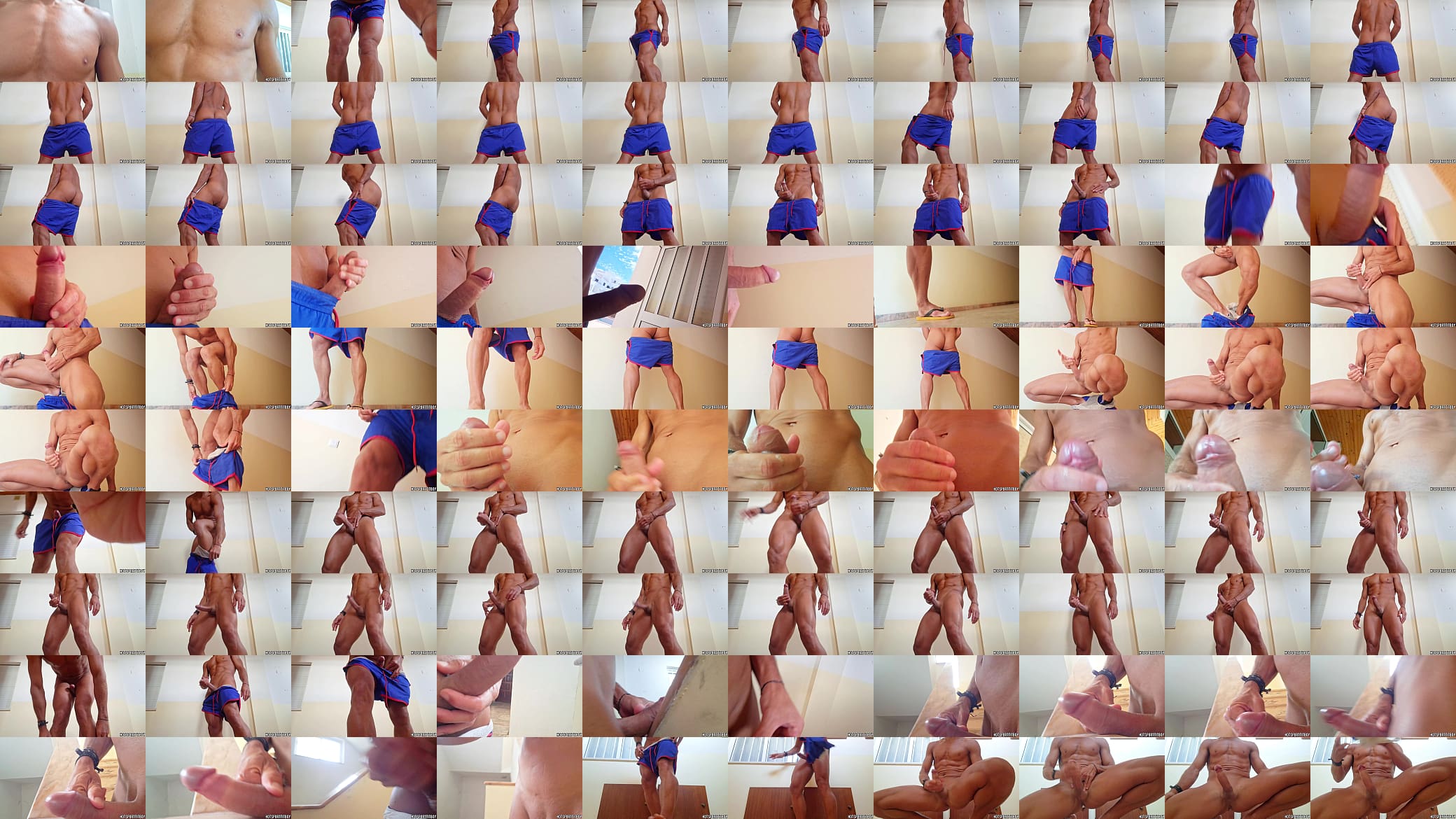 HotSportFitBoy Risky Corridor Thrill: Big Hard Cock Masturbation with Almost Caught Cumshot 预览图