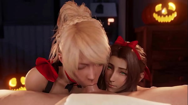 Final Fantasy girls blowjob compilation