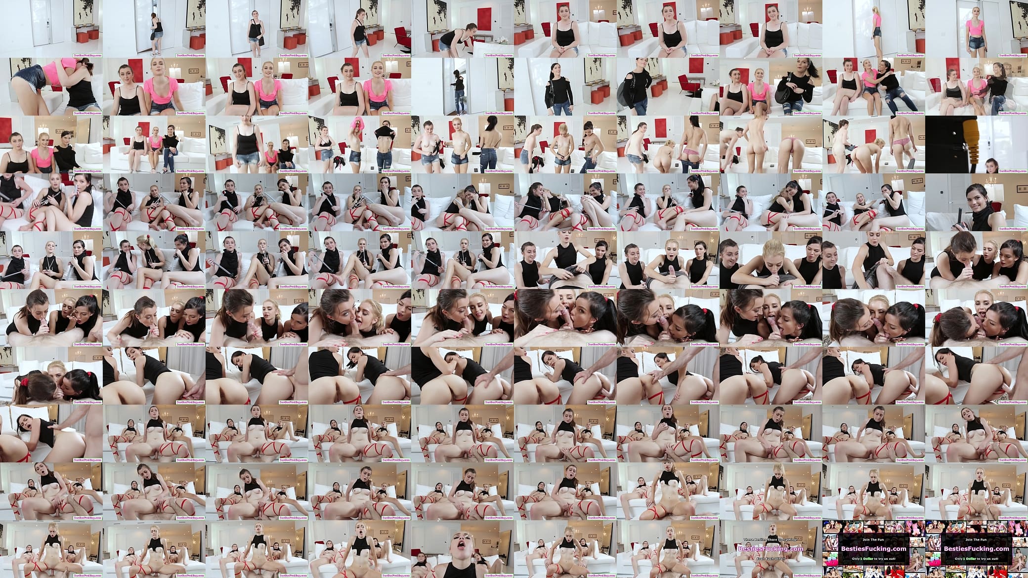 Camera man fucks teen model and her bffs 预览图