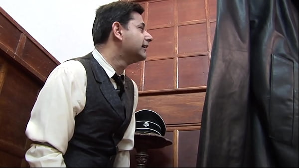 Two Military Babes In Fishnets Keep Their Commanders Happy With Anal Sex