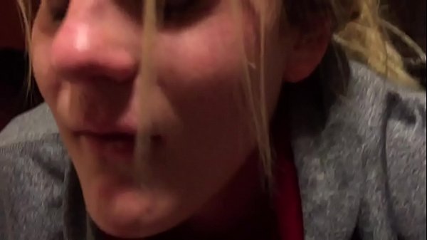 Amateur Sexy Blonde Girlfriend Sucking my Cock & Balls