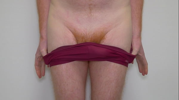 Stripping off 7 pairs of panties