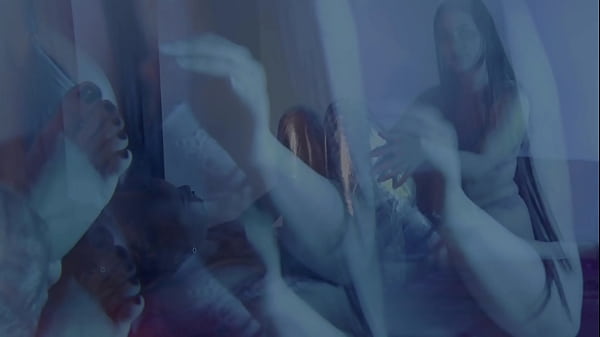 Kinky teen Shrima playing with clothespin (light bdsm)