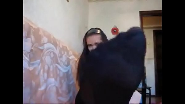 sexy brunette smells her stinky heels and feet
