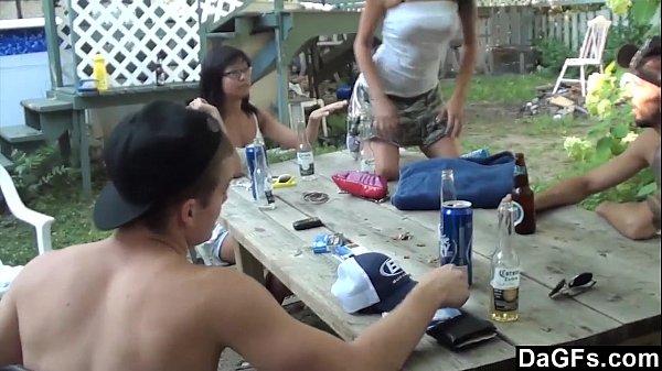 Dagfs - Outdoor Foursome With Hot French Girls
