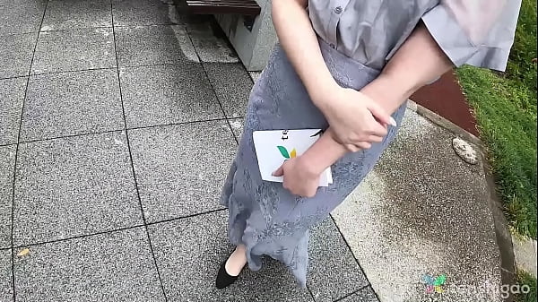 Nagisa Katagiri has a lovely smile and strips off her clothes for us in her first ever on screen fucking on camera. Sweet shaved Japanese pussy - cream pie ending pt1