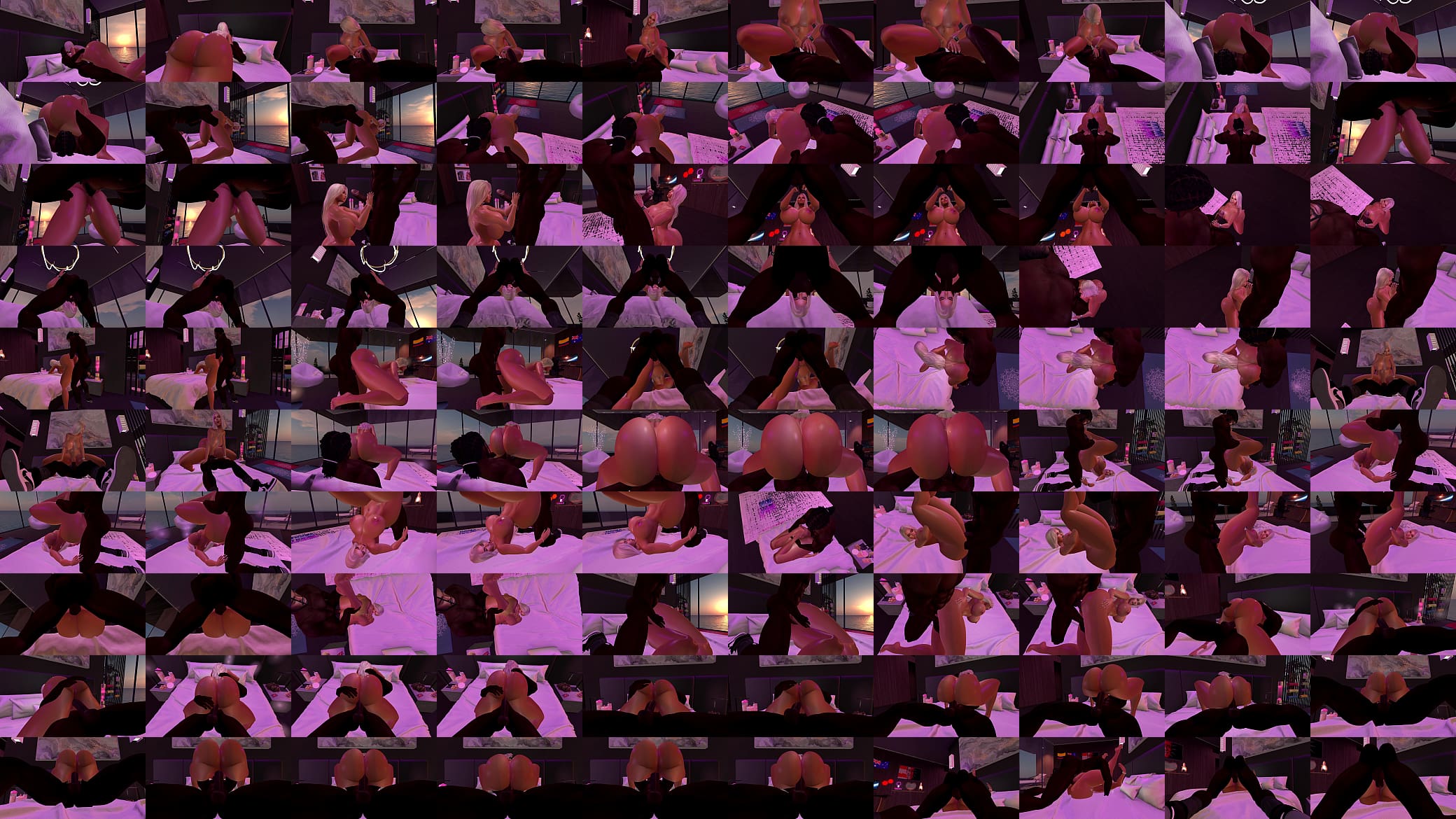 Second life Black man fucks latina woman in her bedroom 预览图