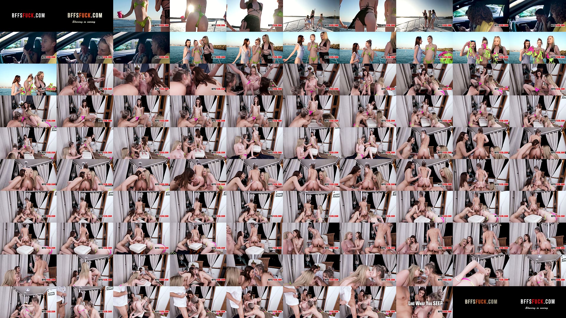 Spring Break, 3 Hot Teen BFFs, Yatch And A Horny DILF Caption 预览图