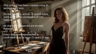 I fucked my friend's girlfriend with the big ass in her art studio while he went to get us some coffee[AI]