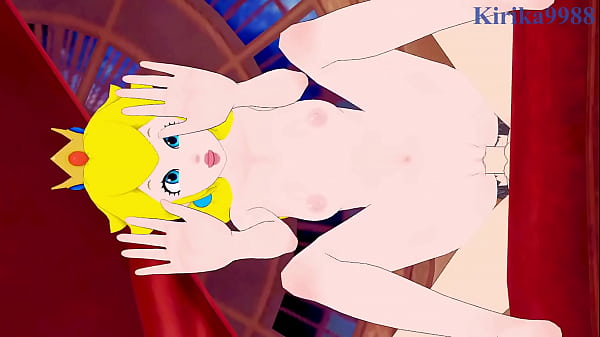 Princess Peach and Shy Girl intense sex. - Super Mario Bros. Hentai