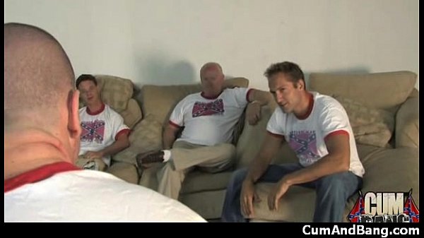 Black girl sucks many white cocks in redneck group 6