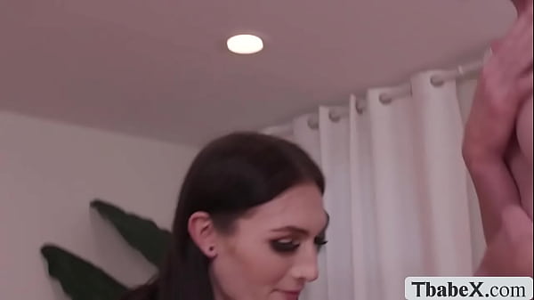 Tranny boss Nikki North analed by her servant