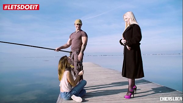 Download Video - LETSDOEIT - Blonde Pornstar Seduces and Fucks Guy with GF Watching &lpar;Frida Sante & Georgie Lyall&rpar;