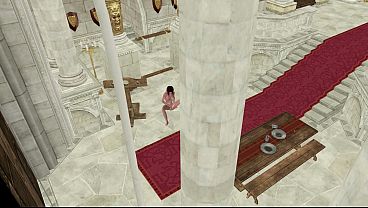 Beautiful Shemale and Girl Mutual Masturbation Doggy Pose 3D Hentai