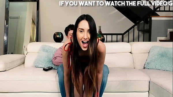 Stepbro Making Stepsister Natalia Nix Sit On Cock And Fucking Her Hard