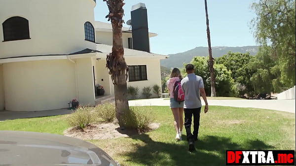 Hot blonde college babe River Lynn interracial fucking a big black dick