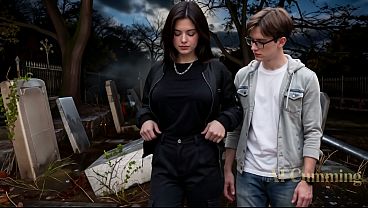 I fucked my hot classmate in the sementery (AI generated)
