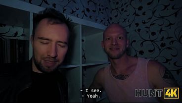 HUNT4K. Deep throat when her boyfriend is next door