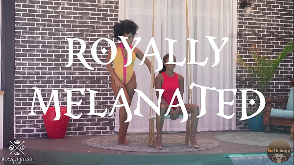 Beautiful Submissive Shows Her Worth to Royal Couple "Royally Melanated(Hazel Whore & The Noire's)"