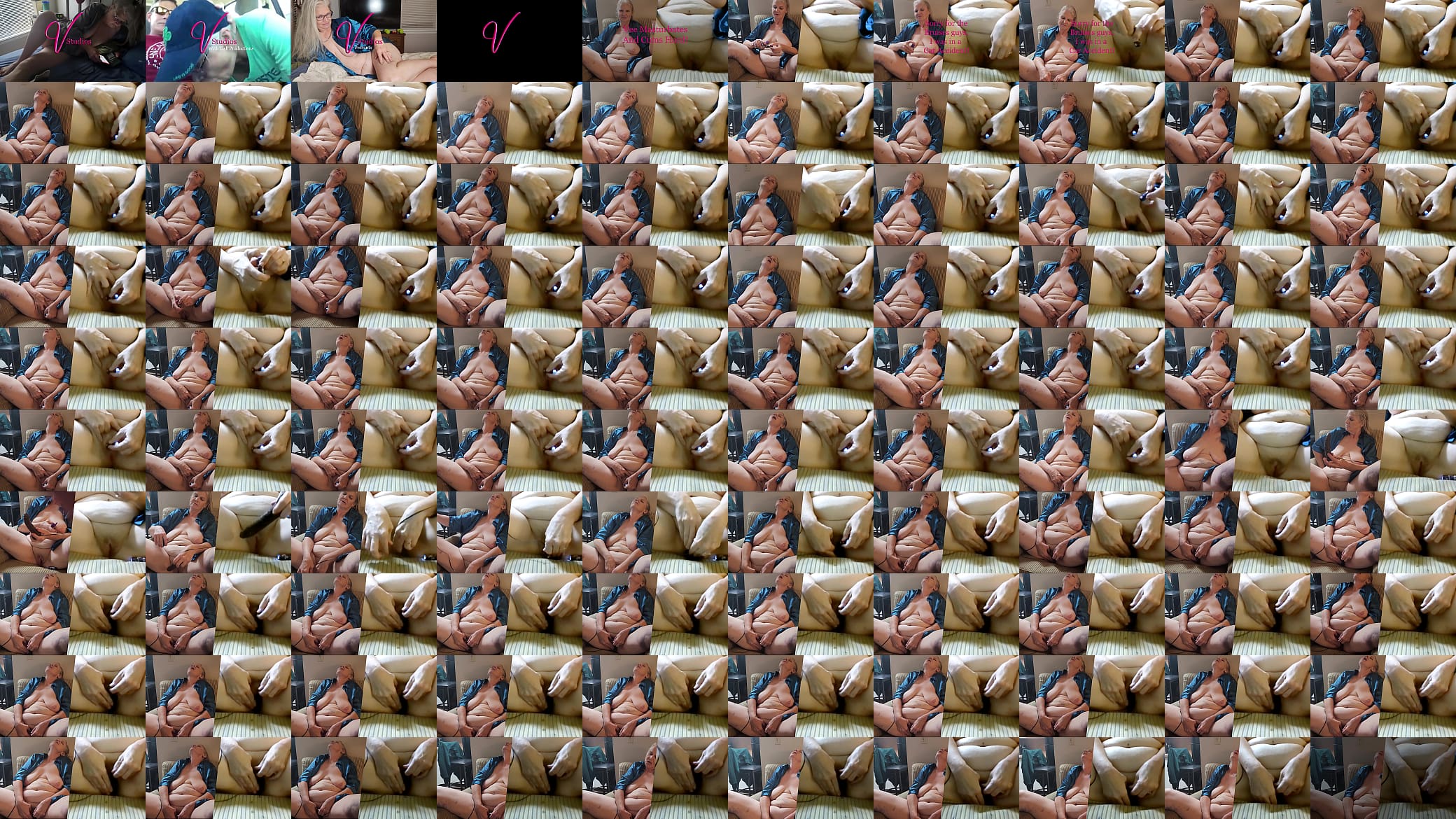 Hot Mature Vee Masturbates And Cums  Hard Twice! 预览图